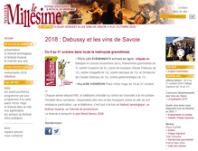 Tablet Screenshot of lemillesime.fr