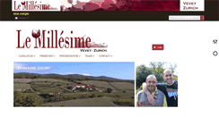 Desktop Screenshot of lemillesime.ch